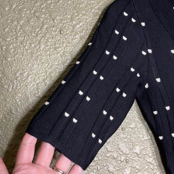 NWT ROZ & ALI Fit & Flare Sweater Dress - Picture 7 of 9